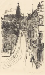 Strasse in Königsberg, 1918