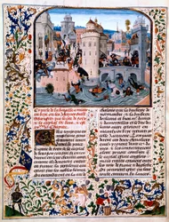 Bloedbad van de opstandige boeren in Meaux, 1358, ca. 1475