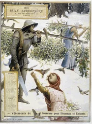 December: maretak plukken - door Luc-Olivier Merson in Kalender van de winkel 