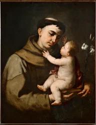 De heilige Antonius van Padua en het kindje Jezus ...