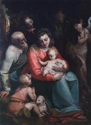 Madonna met kind en heiligen