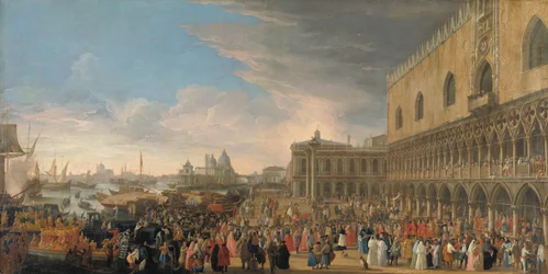 De intocht van de Franse ambassadeur in Venetië in 1706