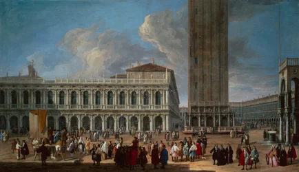 De Piazzetta en het Piazza San Marco, Venetië