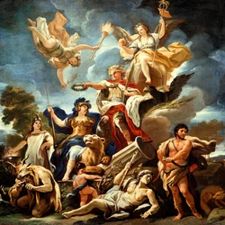 Allegorie van de Vesting, door Luca Giordano