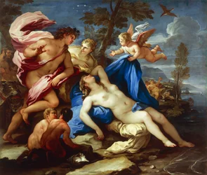 Bacchus en Ariadne, door Luca Giordano