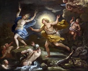 Barok: Apollo en Daphne door Luca Giordano (1632-1705)