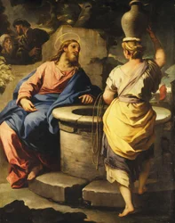 Christus en de Vrouw van Samaria bij de Bron