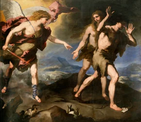 De verdrijving uit het paradijs, tweede helft van de 17e eeuw