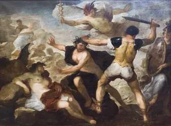 Perseus onthoofdt Medusa
