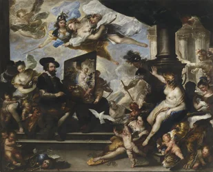Rubens schildert de Allegorie van de Vrede
