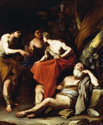 De dronkenschap van Noach, door Luca Giordano