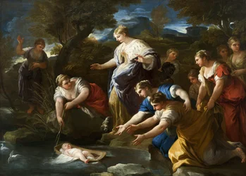 De vondst van Mozes, ca. 1685-1690