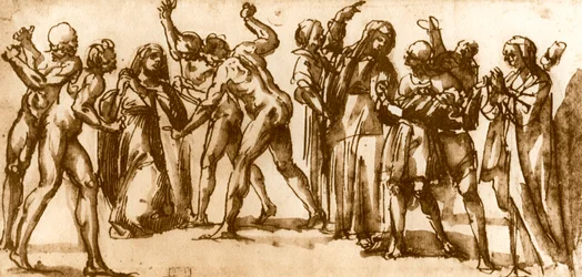 Studies door Luca Signorelli, 1913