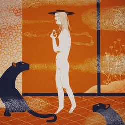 De mysterieuze vrouw en de panters