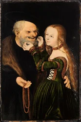 Het ongelijke paar (oude man verliefd)