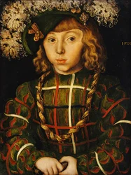 Portret van Johann Friedrich, later keurvorst der Grossmuetige von Saschen, 1509
