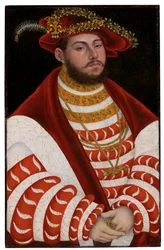 Portret van Johan Frederik I, keurvorst van Saksen