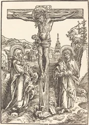 Christus aan het Kruis tussen de Maagd en Sint Jan