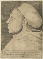 Luther als Augustijner Broeder, met Kap