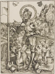 Sint Joris staand