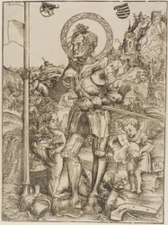 Sint Joris staand