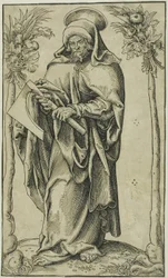 De heilige Matthias, uit Christus, de apostelen en de heilige Paulus