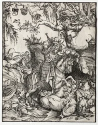 Sint-Joris doodt de draak, 1500s