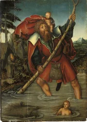 German: Der Heilige Christophorus St Christopher