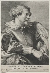 Portret van Hubert van den Eyden