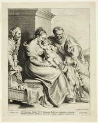 De Heilige Familie met Sint Elisabeth en de Jonge Johannes de Doper