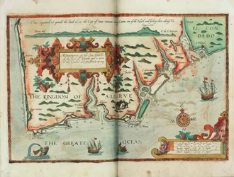 Een beschrijving van de zeekusten van het land van Algarbe en een deel van het graafschap met hun uitzicht en opening, ca. 1588