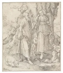 De verstoting van Hagar, 1516