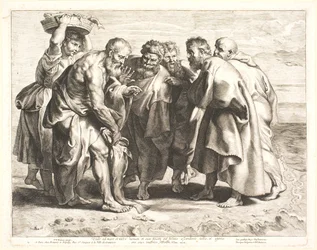 St. Petrus vindt de schat in een vis