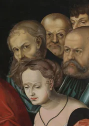 Christus en de Vrouw Betrapt op Overspel, detail, c.1700