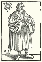 Duitse protestantse hervormer Maarten Luther in latere leven
