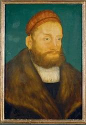 Markgraaf Casimir von Brandenburg-Culmbach (schilderij op eikenhout)