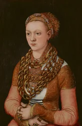 Portret van Anna Buchner, geboren Lindacker, ca. 1520