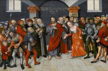 Christus en de overspelige vrouw