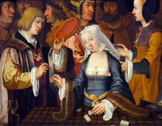 De Kaartlezer, laat 16de-begin 17de eeuw (Olieverf op hout)