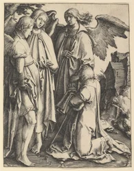 Abraham en drie engelen, ca. 1513