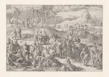 De berg van calvarie