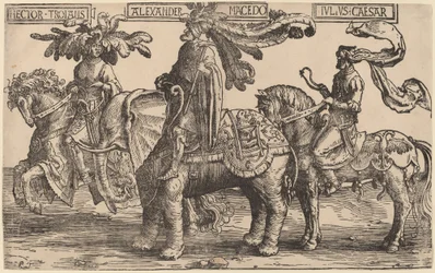 Hector van Troje, Alexander van Macedonië, Julius Caesar