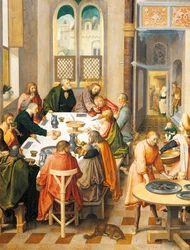 Het laatste avondmaal, door Lucas van Leyden (circa 1494-1533)