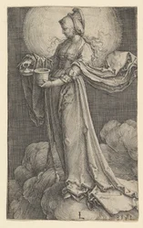 St. Maria Magdalena op de wolken, 1518