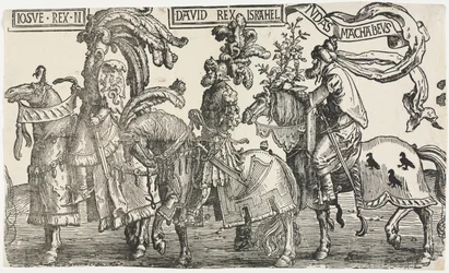 De negen helden: Jozua, David, Judas Makkabeüs, 1515-1517