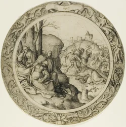 De ronde passie: Christus draagt het kruis