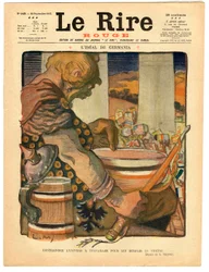 Omslag van "Le Rire rouge", Satirisch in Kleuren