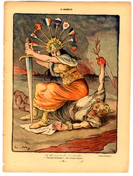 La Baionnette, Satirisch in Kleuren