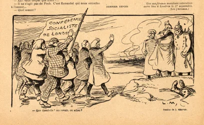 Le Rire rouge, Satirisch in Zwart-Wit