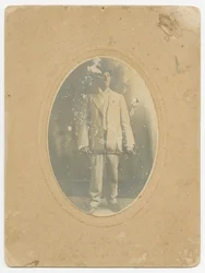 Foto van een man, ca. 1910